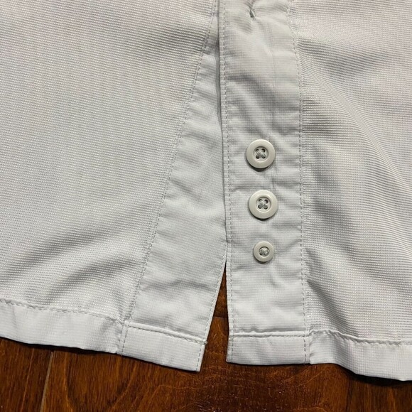 Realtree Fishing Outdoors Vented Light Blue Button Down Shirt Men's Size Large - Picture 5 of 10